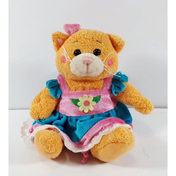 GUND Other - Gund Whispurr 60027 Cat w/Mouse on back Plush 8" Kitten in  Dress RARE!